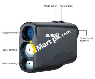 Suaoki Golf Laser Rangefinder (Pro) 600M With Fog Horizontal Distance Height Speed Measurement &
